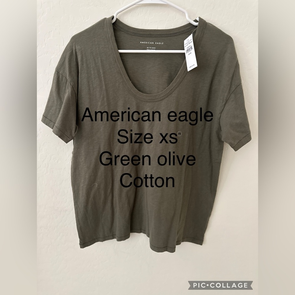 American eagle boyfriend cut shirt size xs